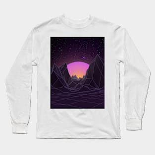 80s Retro Vaporwave Long Sleeve T-Shirt